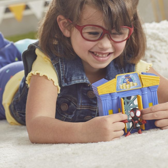 SPIDEY PRIETENII EXTRAORDINARI CITY BLOKS SET DE CONSTRUCTIE BANCA VIVF6688_F8362