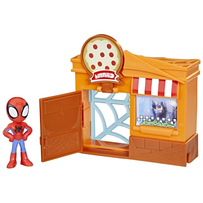 SPIDEY PRIETENII EXTRAORDINARI CITY BLOKS SET DE CONSTRUCTIE PIZZERIE VIVF6688_F8360