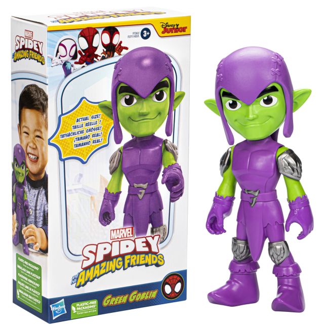 SPIDEY PRIETENII EXTRAORDINARI FIGURINA GREEN GOBLIN SUPRADIMENSIONATA 22.8CM VIVF3711_F7261