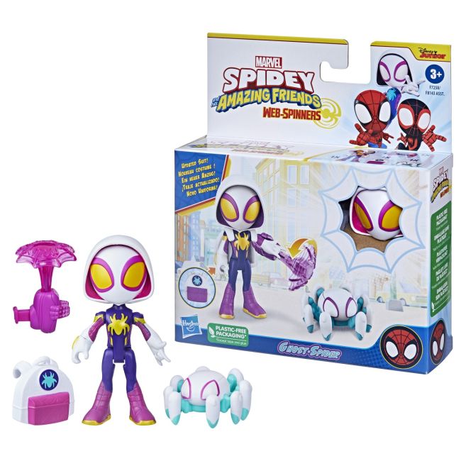 SPIDEY PRIETENII EXTRAORDINARI SET FIGURINA GHOST SPIDER 10CM SI ACCESORII VIVF8143_F7258