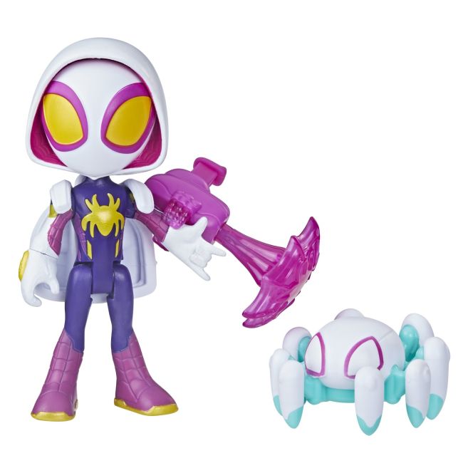 SPIDEY PRIETENII EXTRAORDINARI SET FIGURINA GHOST SPIDER 10CM SI ACCESORII VIVF8143_F7258