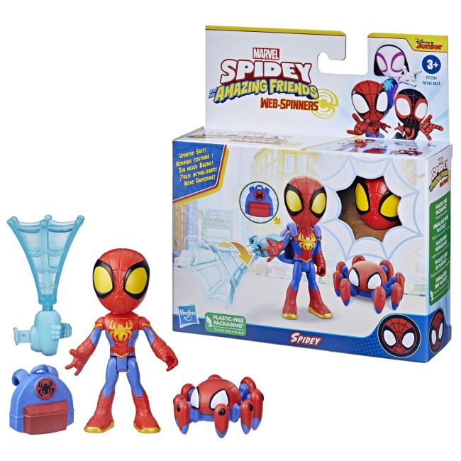 SPIDEY PRIETENII EXTRAORDINARI SET FIGURINA SPIDEY 10CM SI ACCESORII VIVF8143_F7256