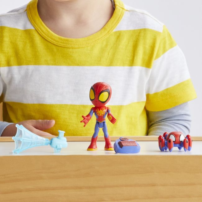 SPIDEY PRIETENII EXTRAORDINARI SET FIGURINA SPIDEY 10CM SI ACCESORII VIVF8143_F7256
