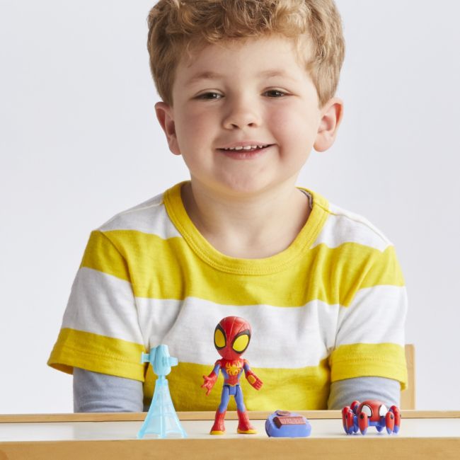SPIDEY PRIETENII EXTRAORDINARI SET FIGURINA SPIDEY 10CM SI ACCESORII VIVF8143_F7256