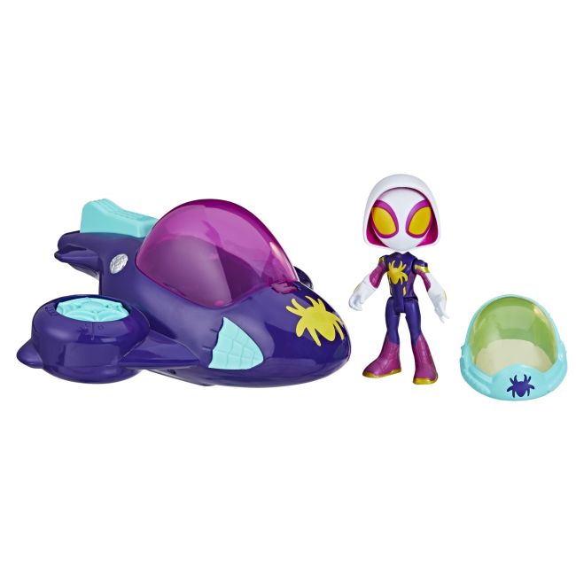 SPIDEY PRIETENII EXTRAORDINARI SET MASINUTA SI FIGURINA GHOST SPIDER VIVF6775_F7254