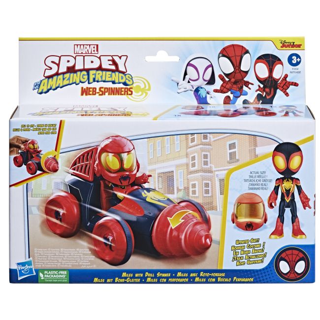 SPIDEY PRIETENII EXTRAORDINARI SET MASINUTA SI FIGURINA MILES MORALES VIVF6775_F7253