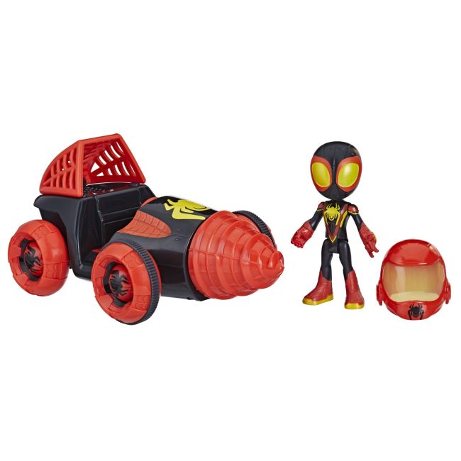 SPIDEY PRIETENII EXTRAORDINARI SET MASINUTA SI FIGURINA MILES MORALES VIVF6775_F7253