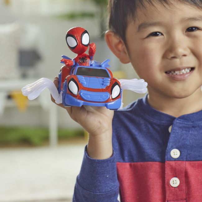 SPIDEY PRIETENII EXTRAORDINARI SET MASINUTA SI FIGURINA SI ACCESORIU SPIDEY VIVF6776_F7454