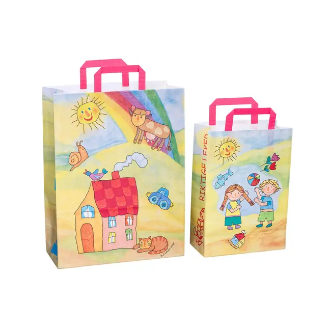 Sacosa cadou din hartie - Kinder (S - 22 x 10.5 x 32cm, 70g) TSG1605