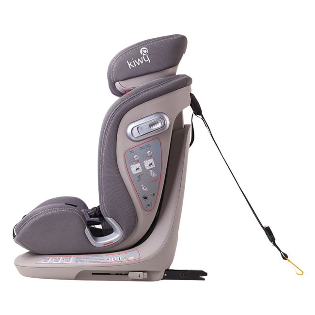 Scaun auto cu isofix si centura Top Tether Alia 9-36 kg, Moka Kiwy SUP14104KW02B_moka