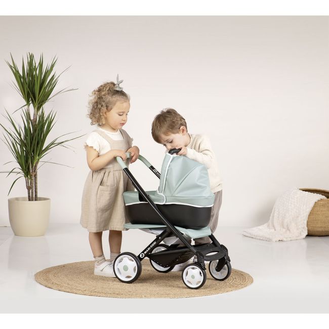Carucior pentru papusi smoby maxi cosi 3 in 1 albastru hubs7600253120