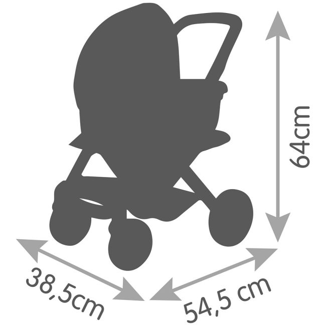Carucior pentru papusi smoby maxi cosi 3 in 1 albastru hubs7600253120