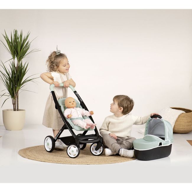 Carucior pentru papusi smoby maxi cosi 3 in 1 albastru hubs7600253120