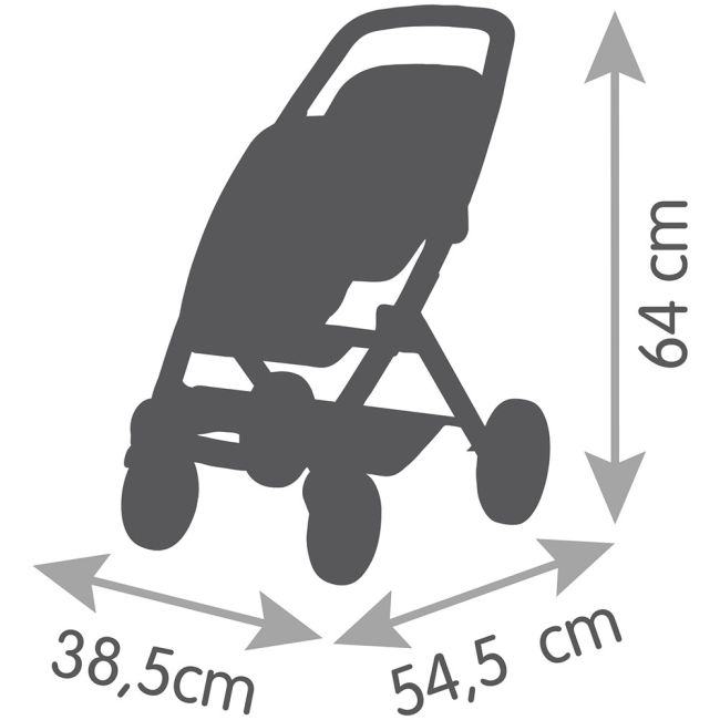 Carucior pentru papusi smoby maxi cosi twin albastru hubs7600253220