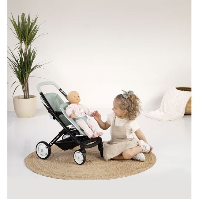 Carucior pentru papusi smoby maxi cosi twin albastru hubs7600253220