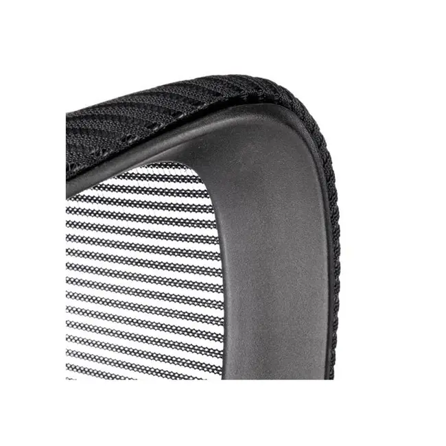 Scaun birou cu mesh hm loreto, ergonomic, suport lombar, baza polipropilena, mecanism de balans, inaltime reglabila, material respirabil, 100 kg, negru drm9905