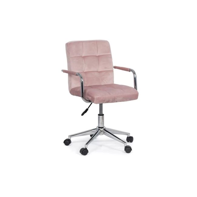 Scaun birou copii off 328v, ergonomic, catifea, inaltime reglabila, rotativ, 80 kg drm9029