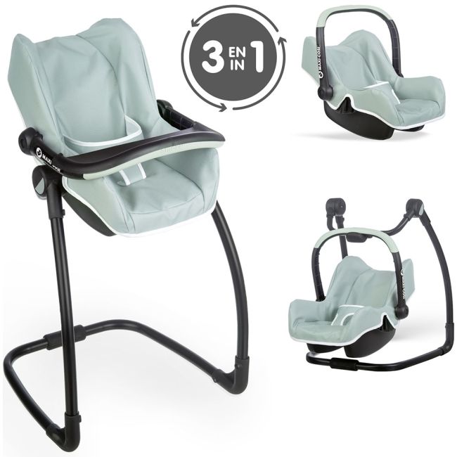 Scaun de masa pentru papusi smoby maxi cosi quinny 3 in 1 albastru hubs7600240239