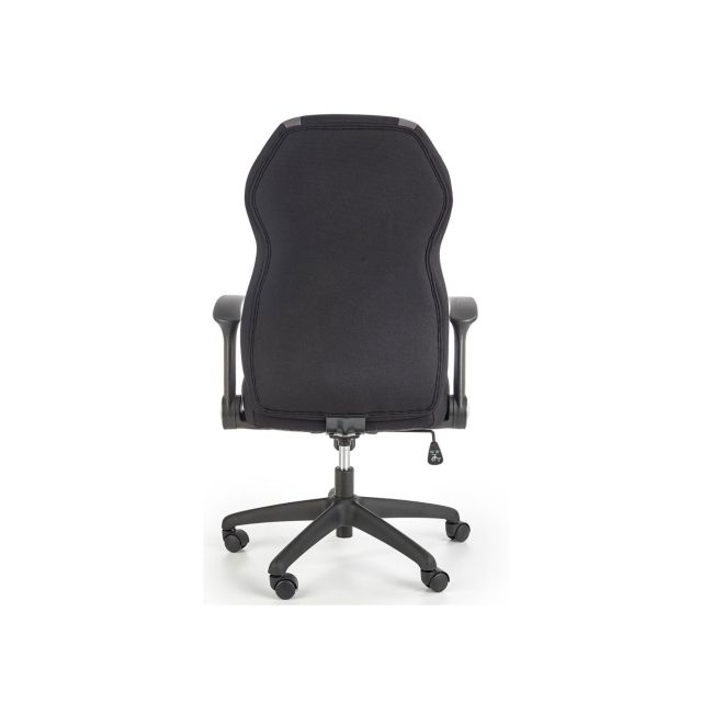 Scaun directorial hm jofrey, gaming, tapiterie stofa, cadru polipropilena, mecanism de balans, cotiere incluse, 100 kg, gri/negru drm8798