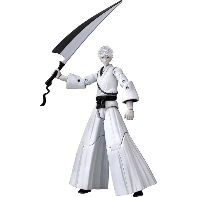 BANDAI FIGURINA NARUTO SHIPPUDEN  BLEACH WHITE KUROSAKI ICHIGO   16.5CM VIVBan36974