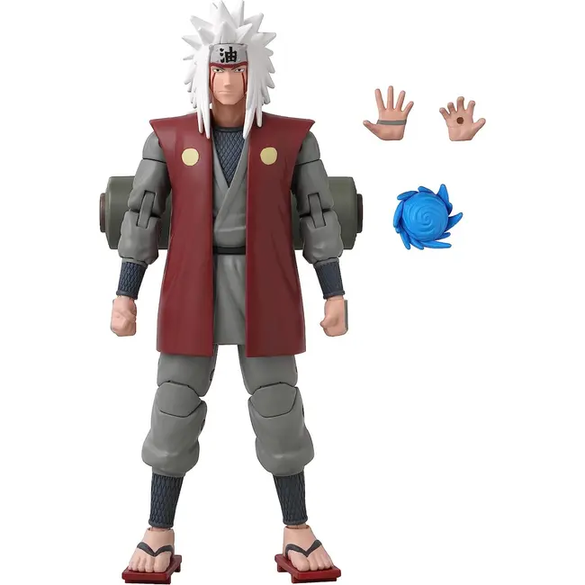 BANDAI FIGURINA NARUTO SHIPPUDEN  NARUTO  JIRIYA   16.5CM VIVBan36965