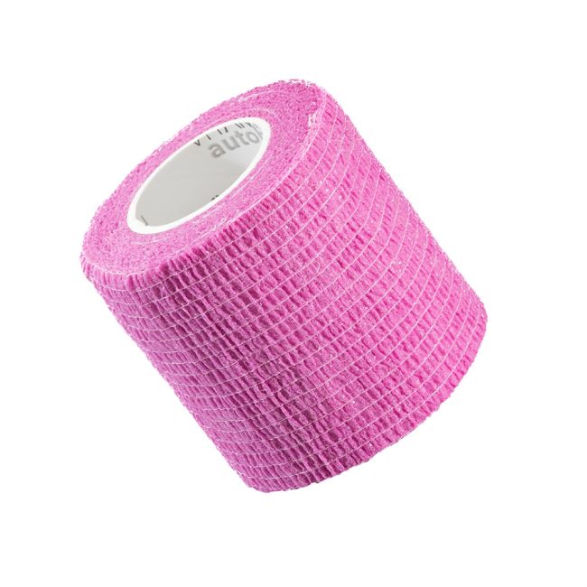 Bandaj elastic autoadeziv Vitammy Autoband, tehnologie cu microfibre, fara lipici, rezistent la... BITautobandroz