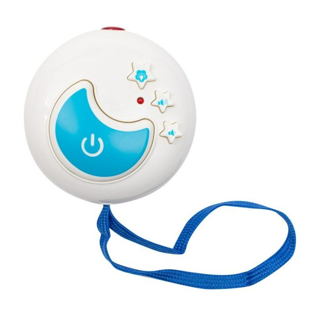 Carusel muzical pentru patut bebelusi, Cu proiectii, Cu 107 melodii si sunete ale naturii, Cu 4 jucarii, Baby Mix, Blue BYN38648
