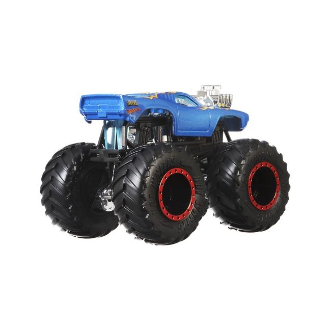 HOT WHEELS MONSTER TRUCK SET 2 MASINI SCARA 1 LA 64 DODGER CHARGER SI RODGER DODGER VIVMTFYJ64_HNX30