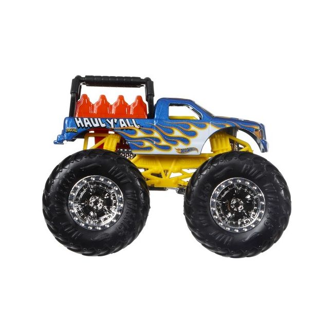 HOT WHEELS MONSTER TRUCK SET 2 MASINI SCARA 1 LA 64 HAUL YALL SI TAXI VIVMTFYJ64_HLT67
