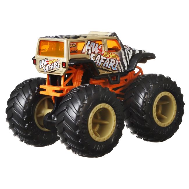 HOT WHEELS MONSTER TRUCK SET 2 MASINI SCARA 1 LA 64 HW SAFARI SI WILD STREAK VIVMTFYJ64_HNX26