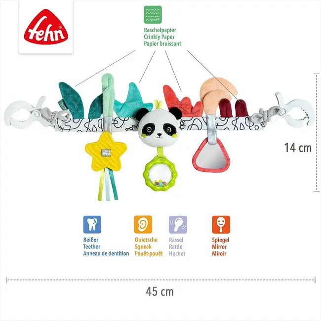 Jucarie carucior dobabydoo - ursulet panda