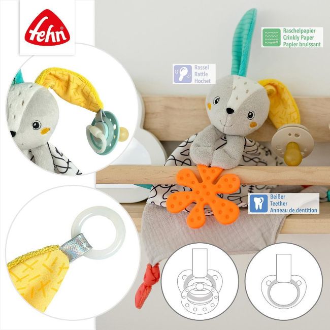 Jucarie doudou dobabydoo - iepuras dragalas