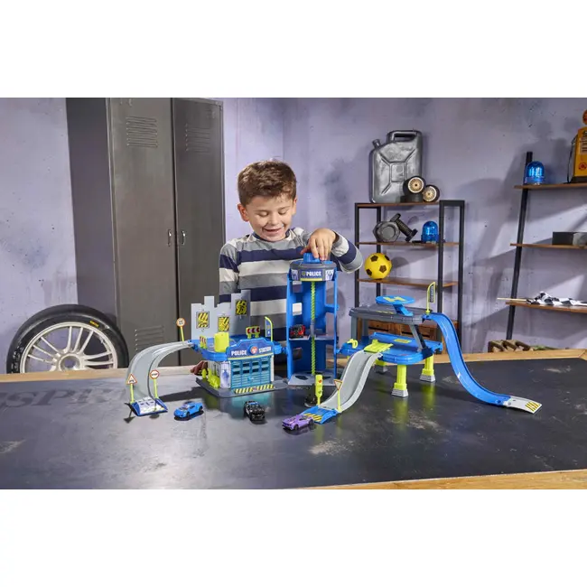 MAJORETTE CREATIX SET SECTIA DE POLITIE CU SUNETE SI LUMINI VIV212050030