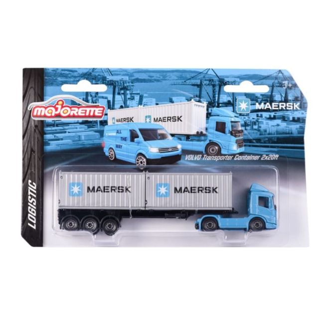 MAJORETTE TRANSPORTOR MAERSK VOLVO CRAFTER SI AIRBUS VIV212057289_VOLVO