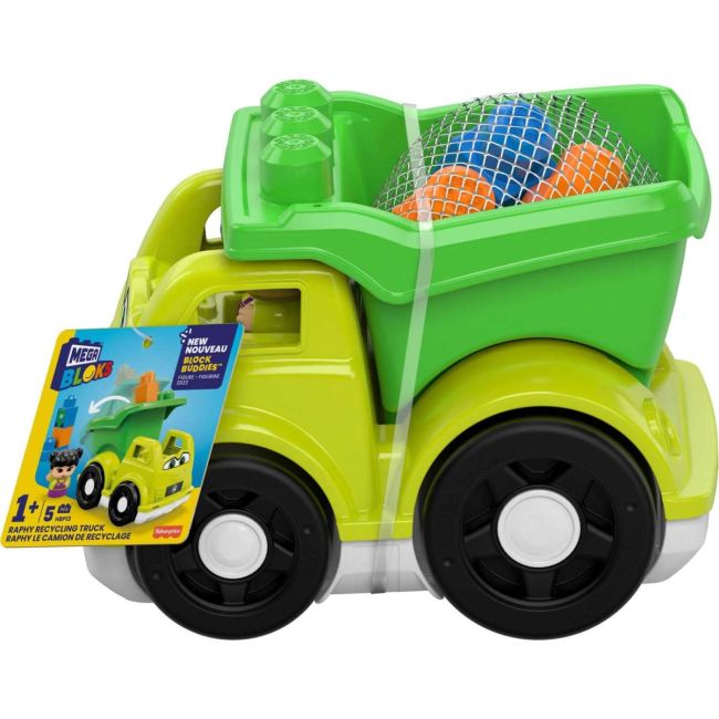 MEGA BLOKS FIRST BUILDERS VEHICULUL DE RECICLAT A LUI RAPHY VIVMTCND62_HBP13