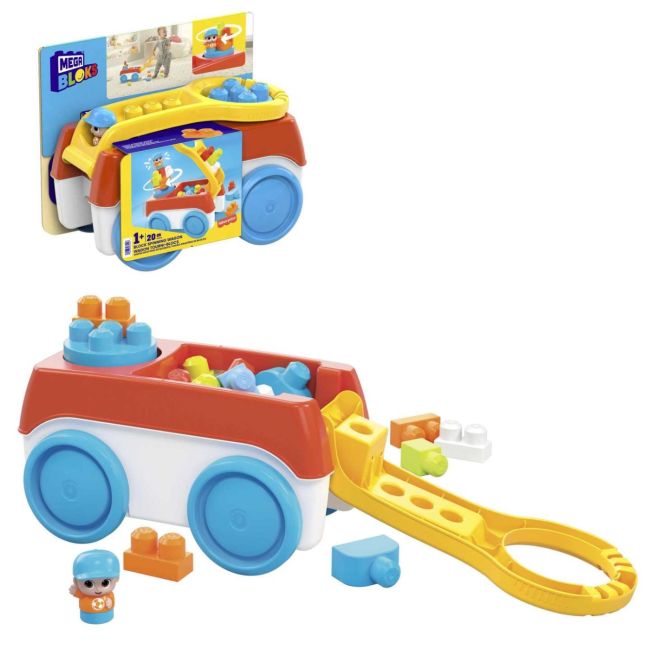 MEGA BLOKS SET DE CONSTRUCTIE 20 PIESE CARUCIORUL CARE SE INVARTE VIVMTHHN00