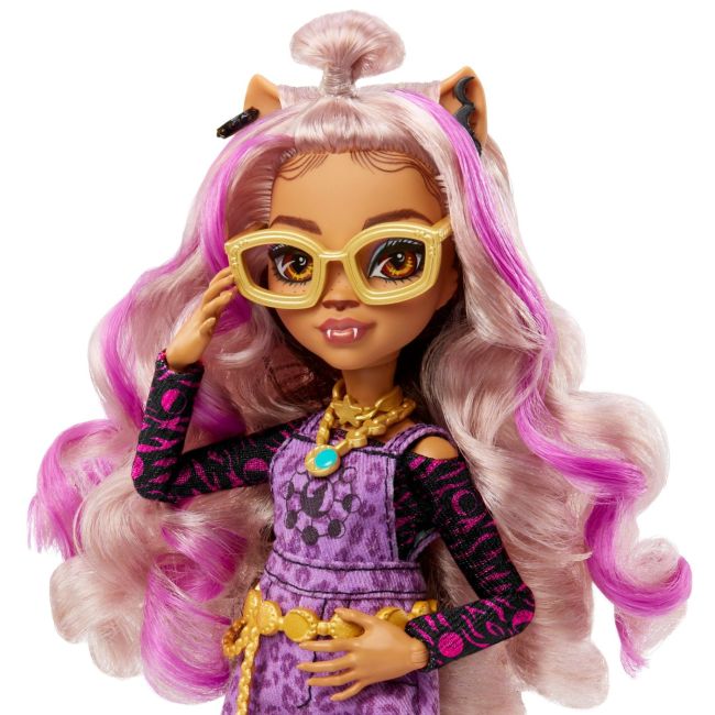 MONSTER HIGH PAPUSA CLAWDEEN WOLF CU ANIMALUT SI ACCESORII VIVMTHHK52