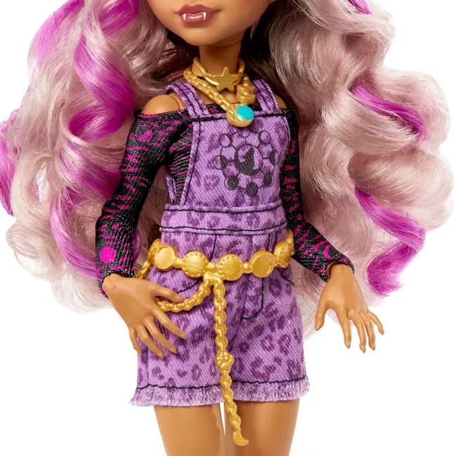 MONSTER HIGH PAPUSA CLAWDEEN WOLF CU ANIMALUT SI ACCESORII VIVMTHHK52