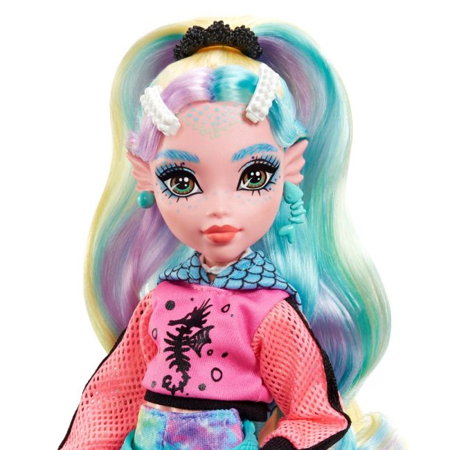 MONSTER HIGH PAPUSA LAGOONA BLUE CU ANIMALUT SI ACCESORII VIVMTHHK55