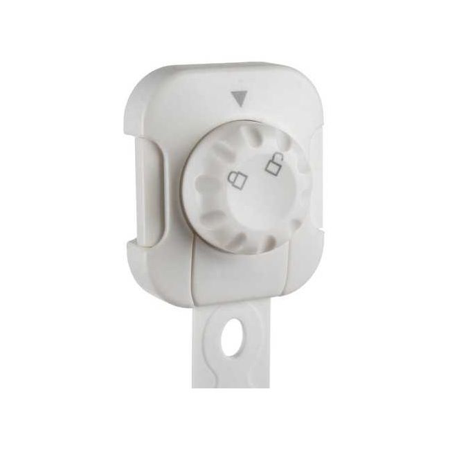 Set 6 sisteme de siguranta multifunctionale reglabile 23.3 cm, cu lacat Iso Trade MY6843 BBJMY6843_Alb