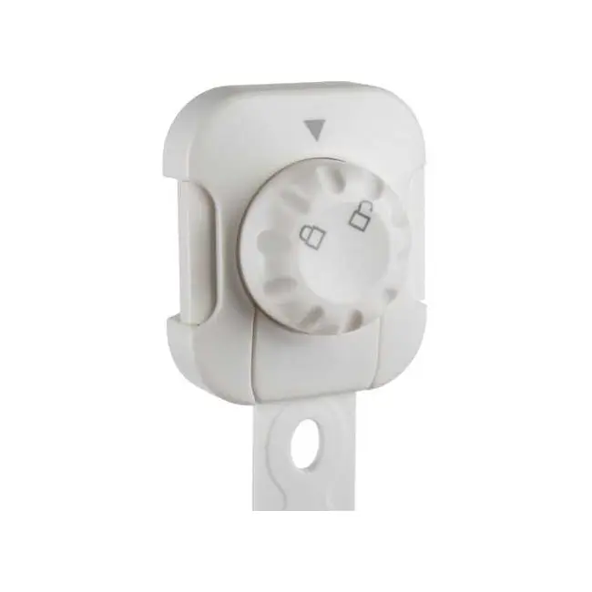 Set 6 sisteme de siguranta multifunctionale reglabile 23.3 cm, cu lacat Iso Trade MY6843 BBJMY6843_Alb