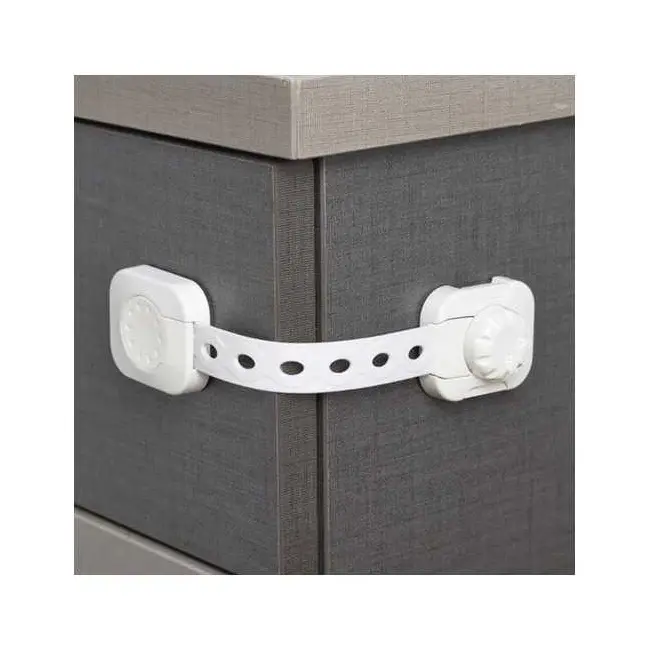 Set 6 sisteme de siguranta multifunctionale reglabile 23.3 cm, cu lacat Iso Trade MY6843 BBJMY6843_Alb