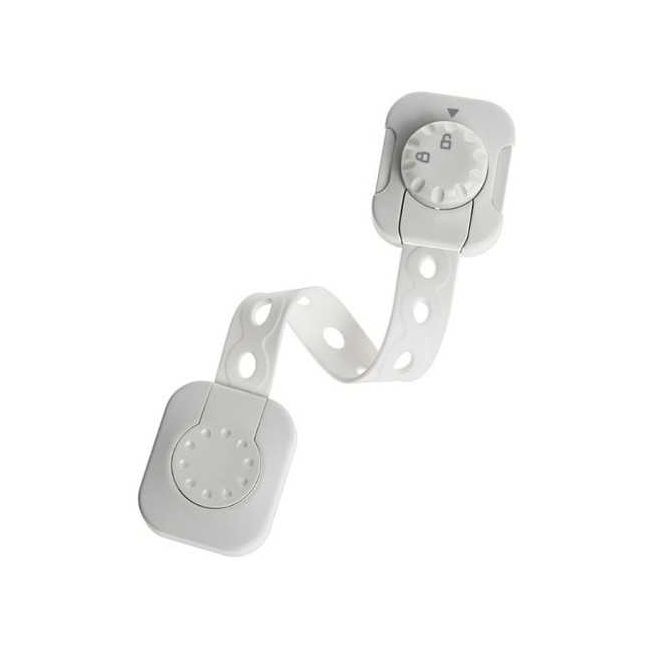 Set 6 sisteme de siguranta multifunctionale reglabile 23.3 cm, cu lacat Iso Trade MY6843 BBJMY6843_Alb