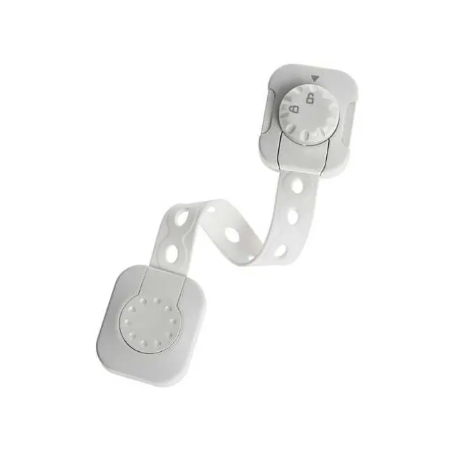 Set 6 sisteme de siguranta multifunctionale reglabile 23.3 cm, cu lacat Iso Trade MY6843 BBJMY6843_Alb