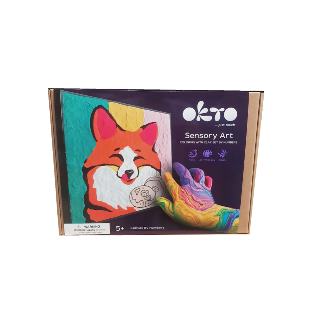 Set pictura cu argila usoara, 29*29 cm -  Fox KRTOK20001