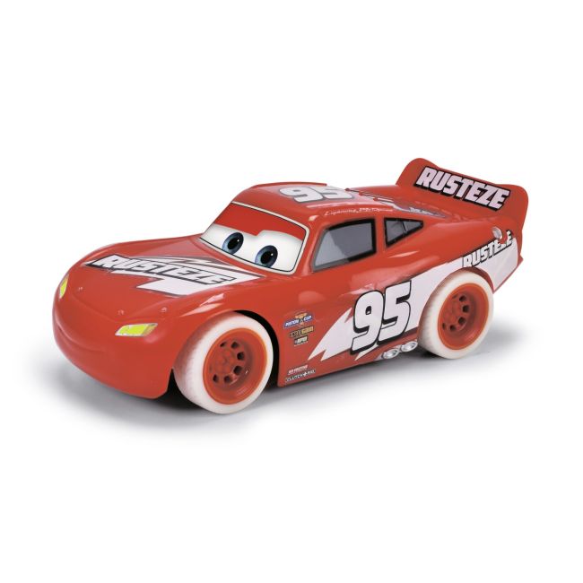 JADA MASINUTA RC FULGER MCQUEEN GLOW RACER SCARA 1 24 VIV203081006