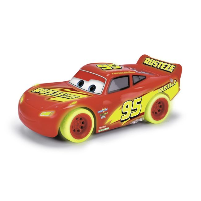 JADA MASINUTA RC FULGER MCQUEEN GLOW RACER SCARA 1 24 VIV203081006