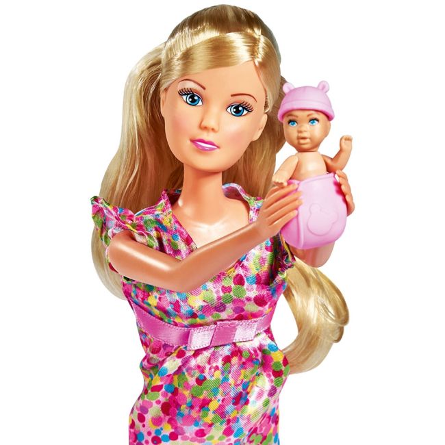 Papusa simba steffi love baby surprise 29 cm cu accesorii hubs105733588
