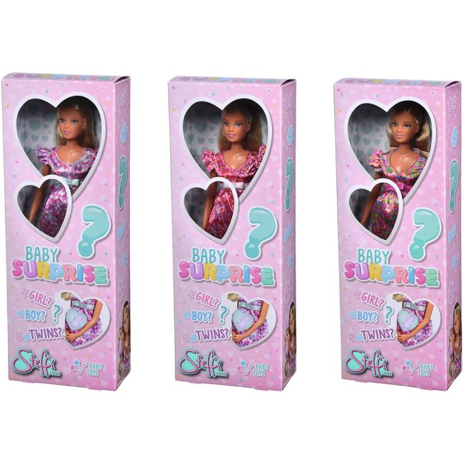 Papusa simba steffi love baby surprise 29 cm cu accesorii hubs105733588