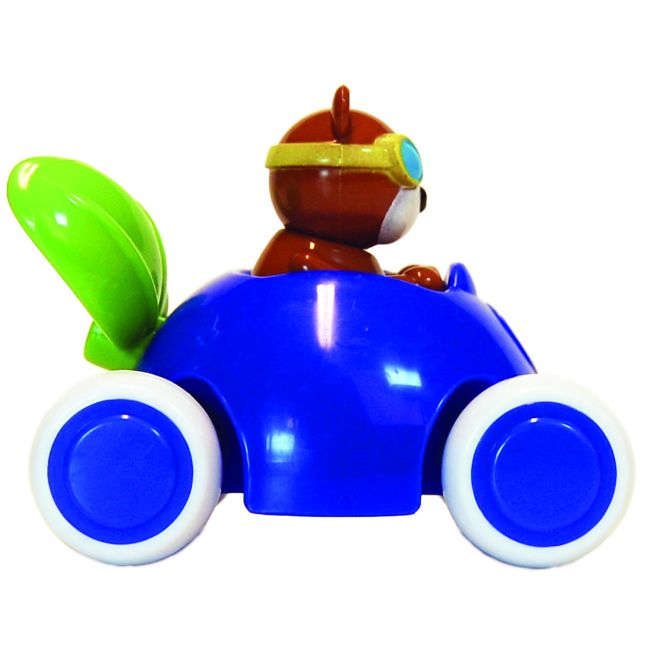 Pilot de curse ursulet in masinuta afina - cute racer vk81365